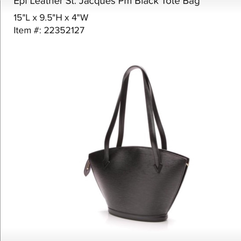 💯 LV ST Jacques Large -Epi lowest price in POSH!